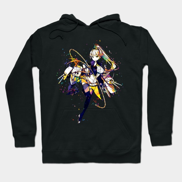 Azur Lane Shropshire Pop Art Hoodie by DIY Kulon Progo 